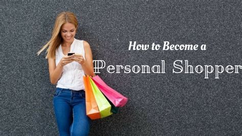 how to be personal shopper